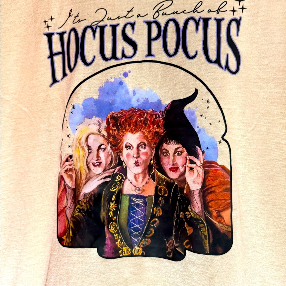 Hocus Pocus.  Sanderson Sisters. Ladies Halloween T-shirt.